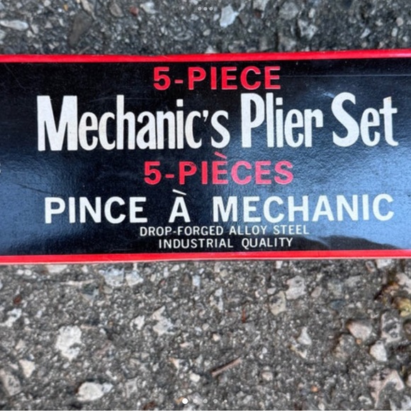 Janmor 5 Piece Mechanic’s Plier Set - Picture 2 of 7